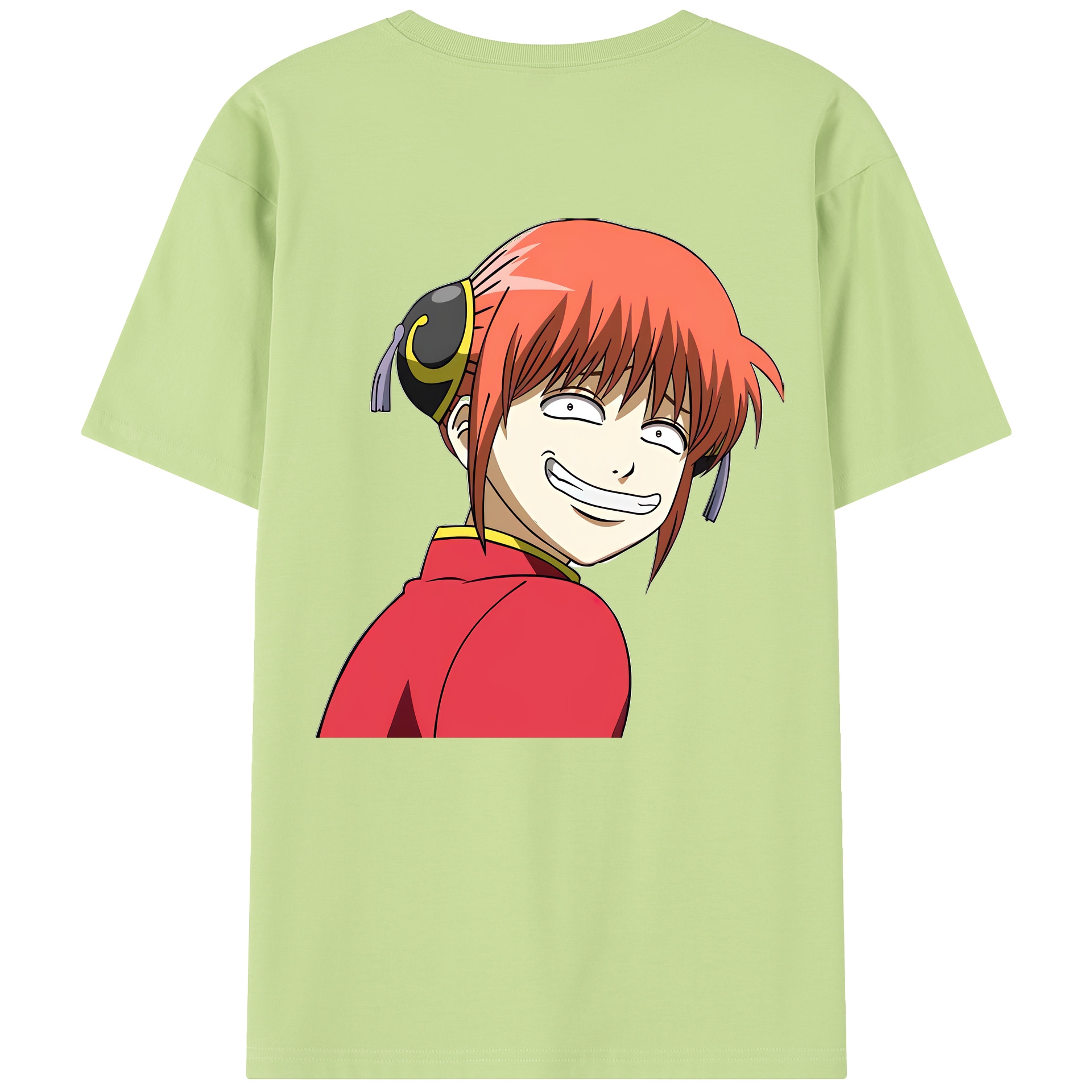 （画像用） ぎんたま 坂田銀時（さかたぎんとき） 神楽 志村新八（しむら しんぱち） GINTAMA Sakata Gintoki Kagura Shimura Shinpachi 綿100％半袖Tシャツ（背面プリント）